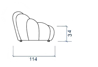 Bubble Armcahir. 8Ellement